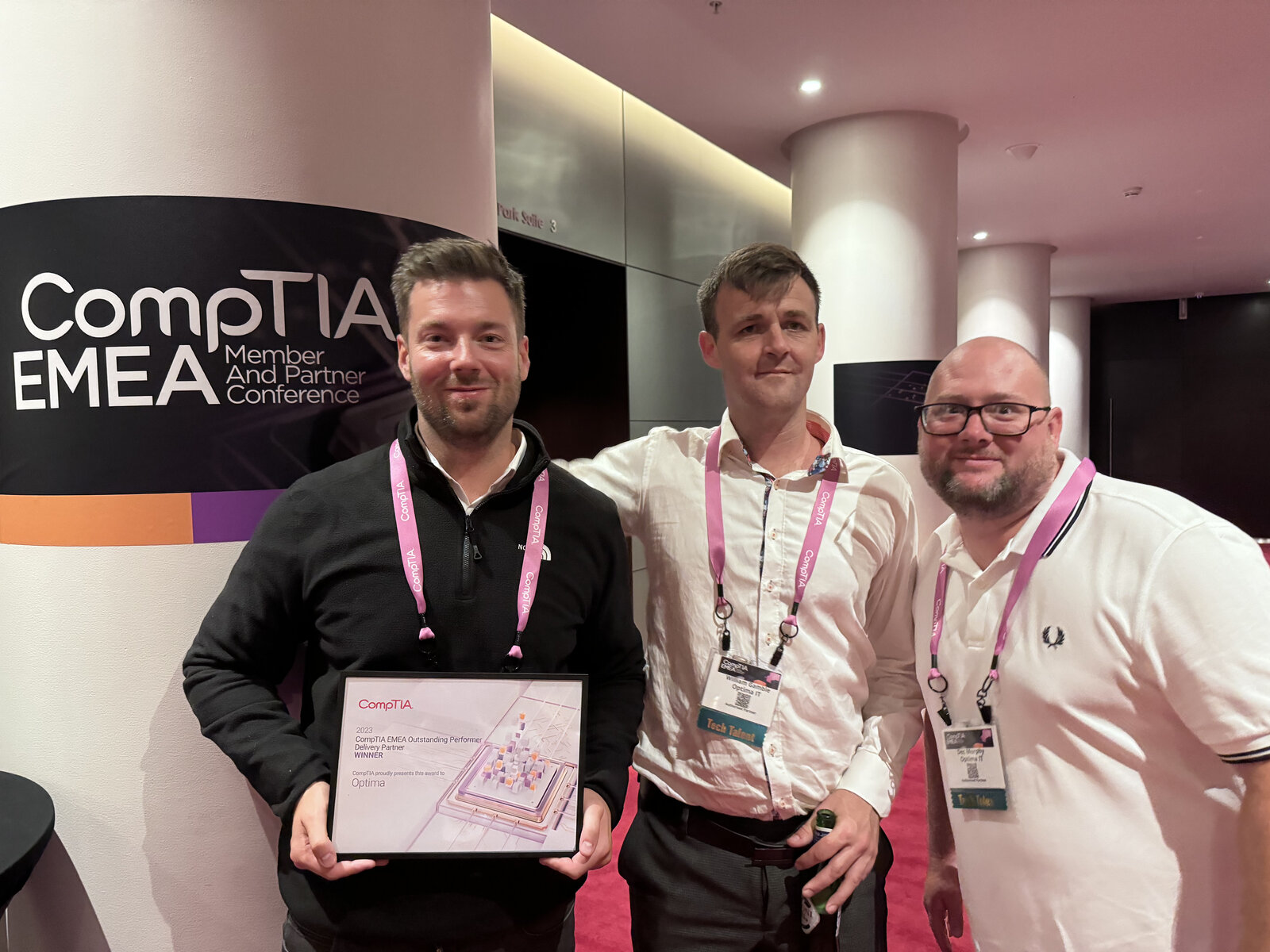 Optima Training supporting photography